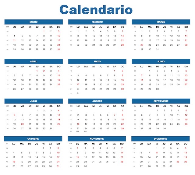 (c) Calendarioespana.com